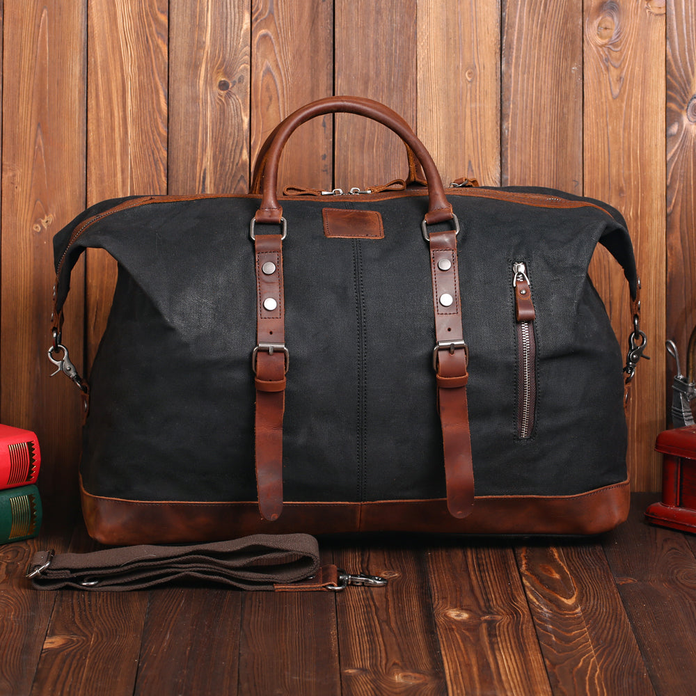 La Vela — Waxed Canvas & Leather Duffle