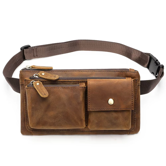 Il Passo — Crazy Horse Leather Belt Bag