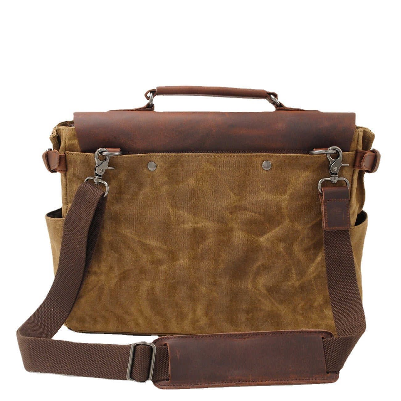 Il Postino — Waxed Canvas & Leather Messenger