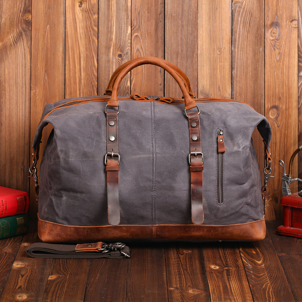 La Vela — Waxed Canvas & Leather Duffle