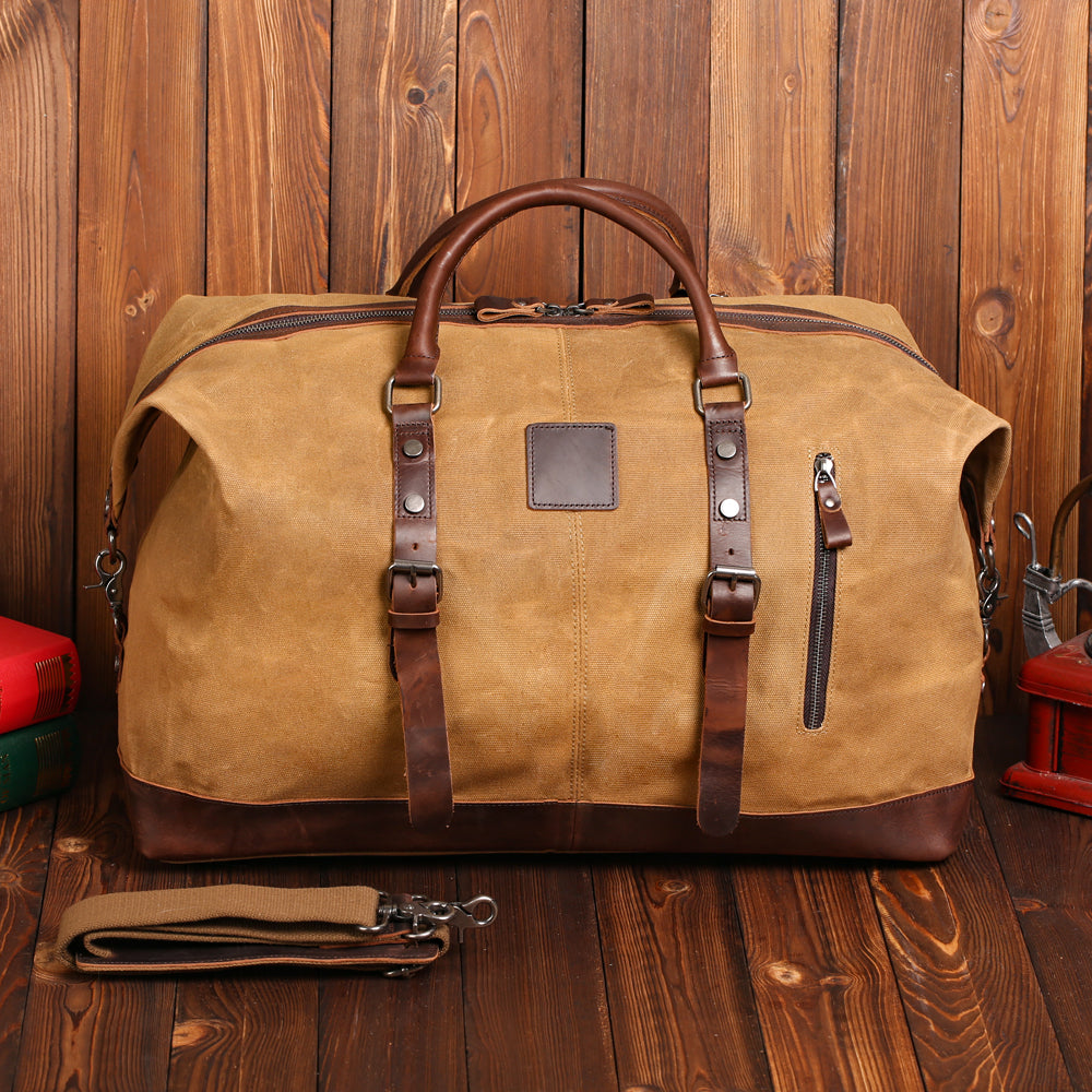 La Vela — Waxed Canvas & Leather Duffle